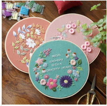 DIY Embroidery Practice Kits – Sewing and Craft Training Set for Beginners