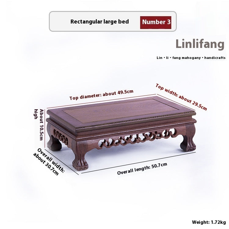 Door Frame Decoration Base Home Carving Solid Wood Crafts Bracket