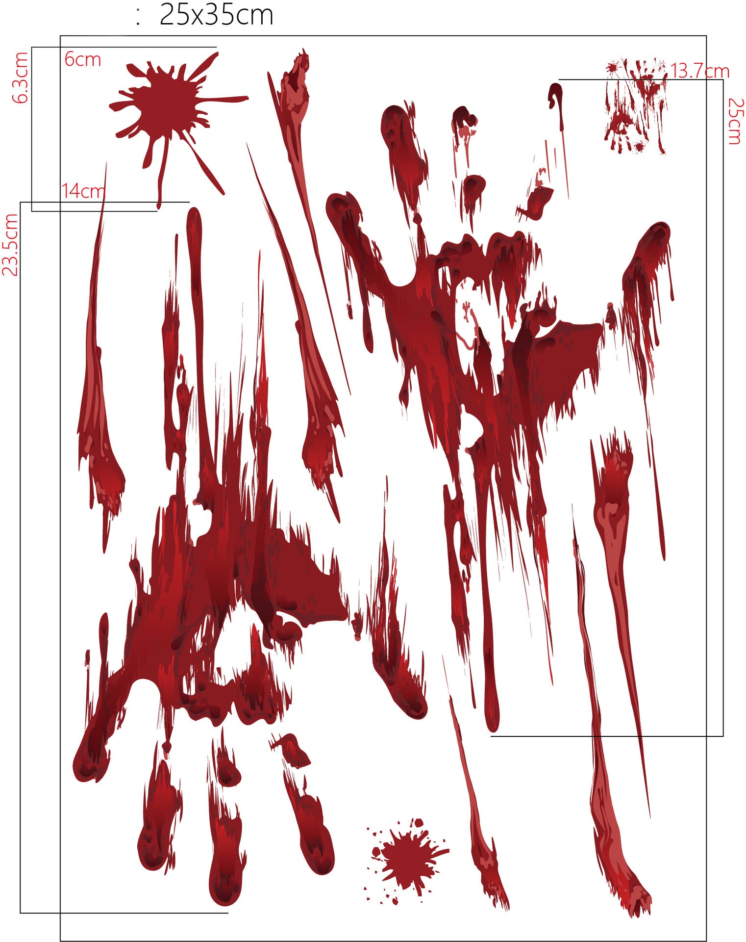 Halloween Wall Stickers – Removable Spooky Decorations for Home and Party Decor