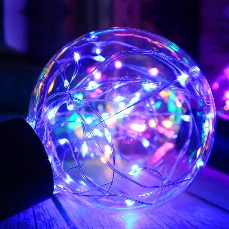 LED Glass Copper Wire Bulb Light