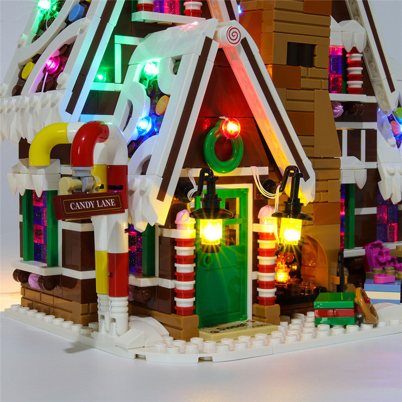 LED String Light Kit for Gingerbread House 10267 Model (Lights Only)