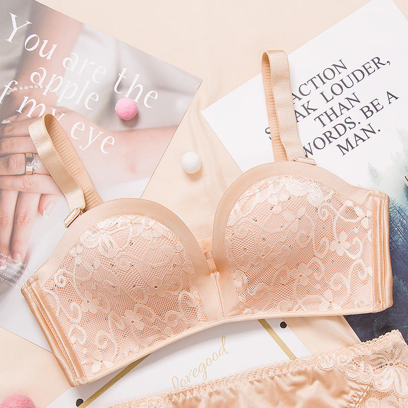 Women’s Wireless Push-Up Bra (Gathering)