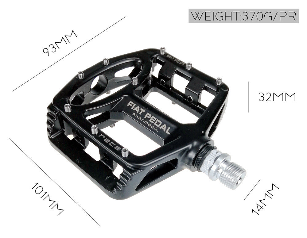 Magnesium alloy pedal bicycle pedal mountain bike flat pedal