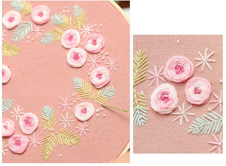 DIY Embroidery Practice Kits – Sewing and Craft Training Set for Beginners