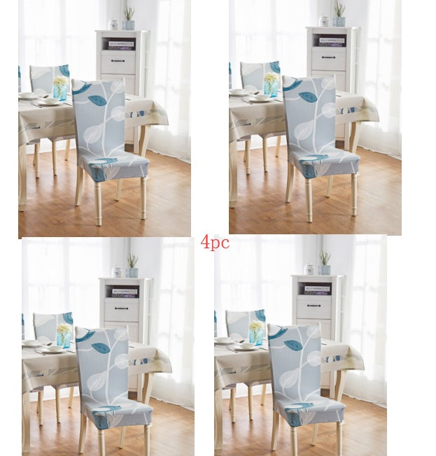 Elastic Siamese Solid Color Stretch Office and Hotel Chair Cover