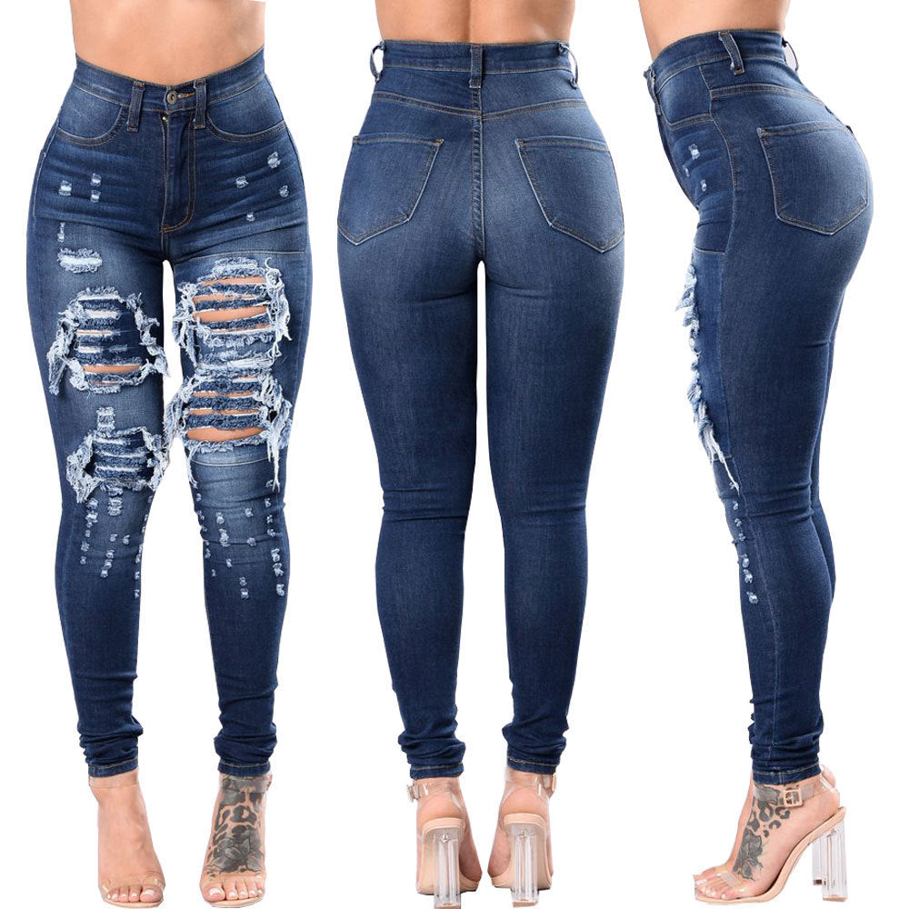 Women’s Cotton High-Waist Straight Pants – Casual Comfort with Classic Fit