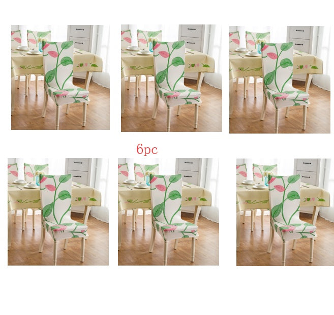 Elastic Siamese Solid Color Stretch Office and Hotel Chair Cover