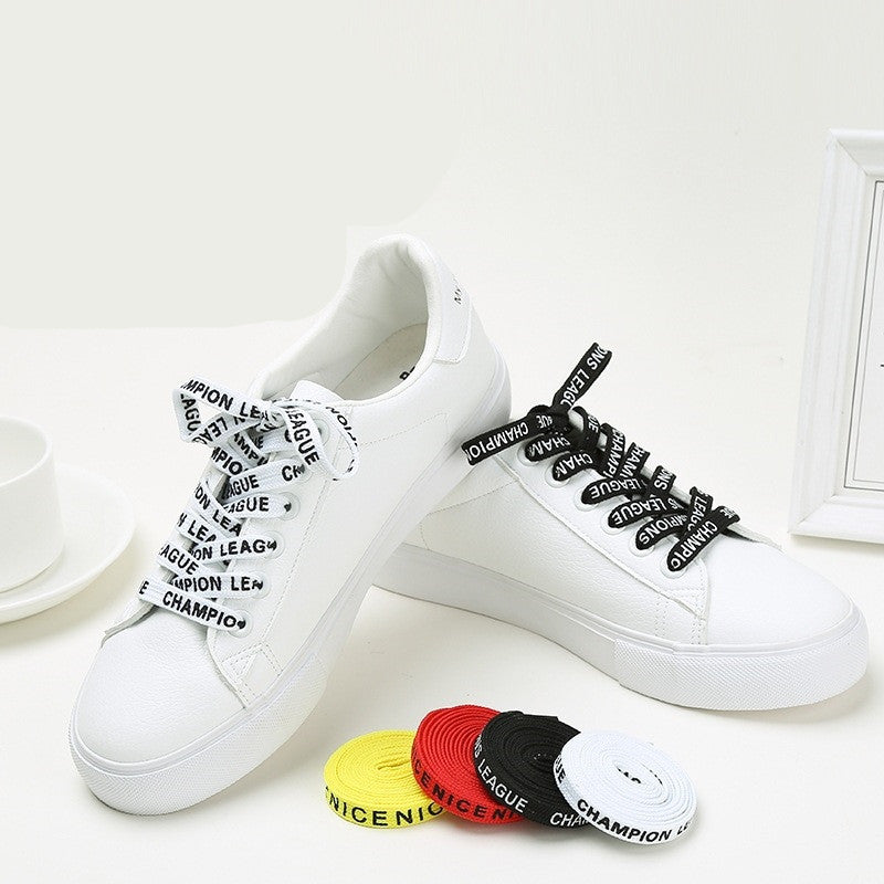 English alphabet shoelaces
