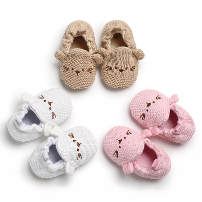 Unisex Cartoon Cotton Low Cut Toddler Slim Shoes Soft Sole