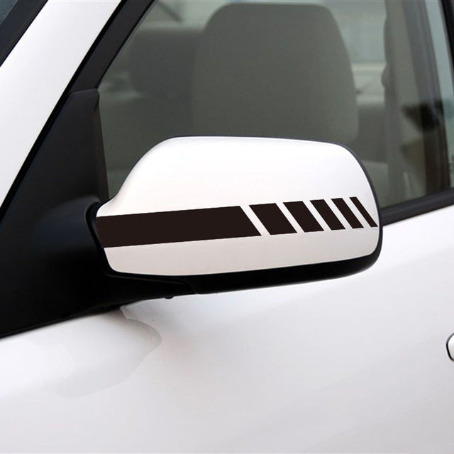 Rearview Mirror Car Sticker – Waterproof Reflective Decal