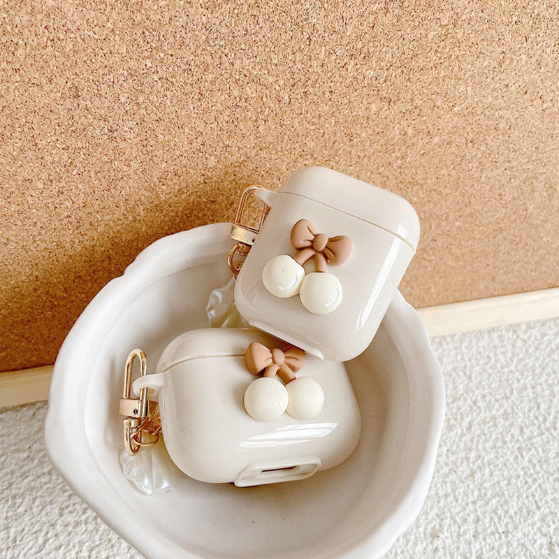 Earphone Sleeves Protective Shell Pearl Solid Color