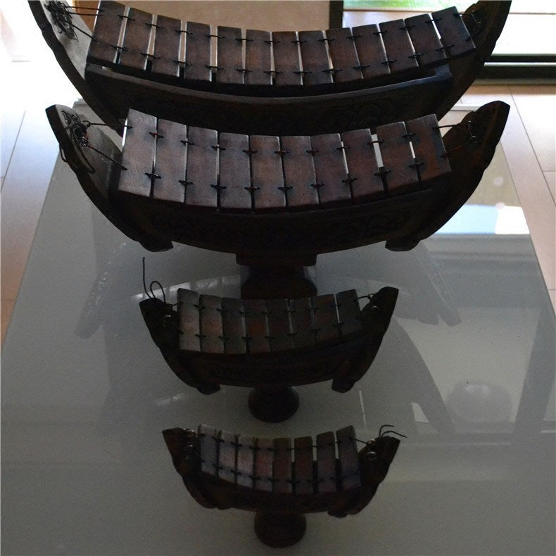 Southeast Asian Style Wooden Hand Xylophone Musical Instrument Pendant Decoration