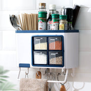Punch-Free Kitchen Shelf – Easy Install Wall Rack