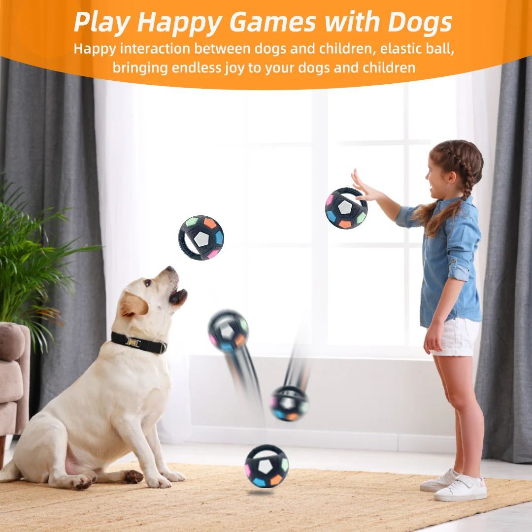 Durable Football and Tennis Ball-Shaped Squeaky Dog Toys for Outdoor Training and Teething Relief