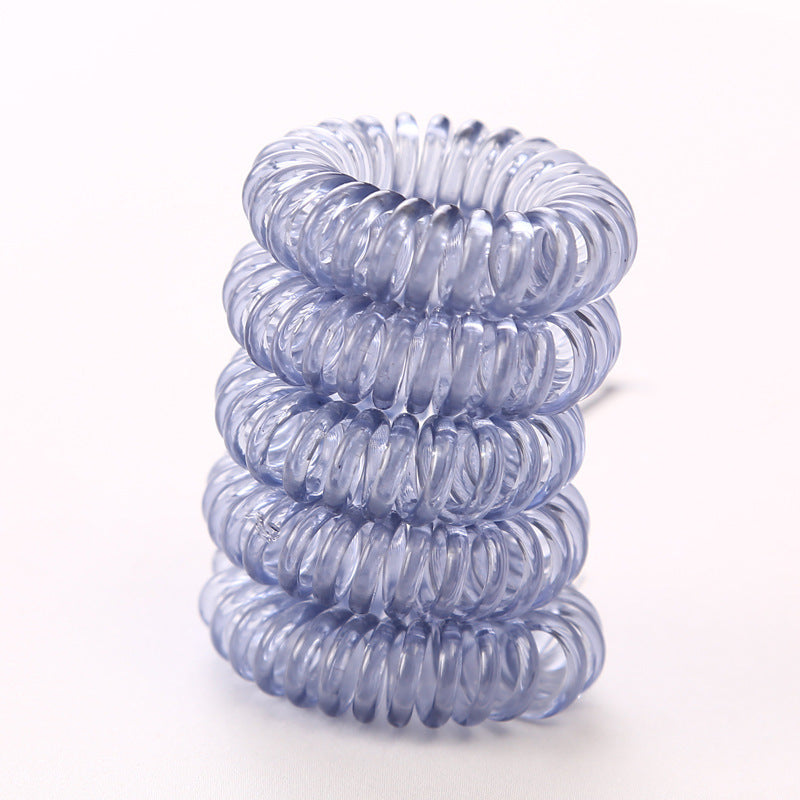 Transparent Phone Line Hair Ring Small Size Cute High Elastic Thin Hair Rope