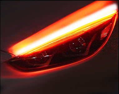 Silicone Car Interior Mood Lighting Footwell LED 12V