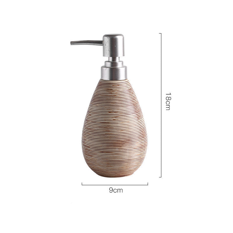 Ceramic Bathroom Bottles – Shower Gel & Lotion Dispensers