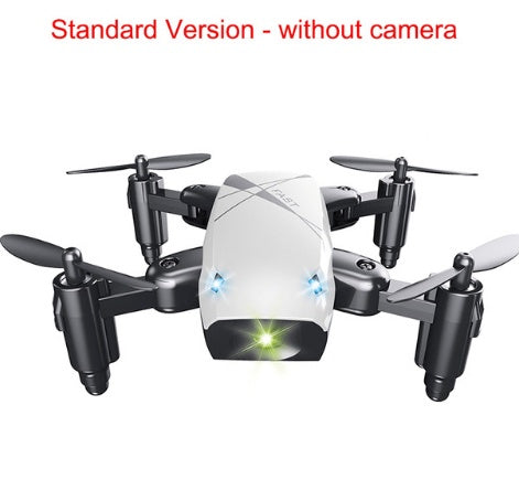 Micro Foldable RC Drone – Quadcopter Toy with Camera, 3D Steering Wheel Remote, WiFi APP Control, Kids Gift Helicopter