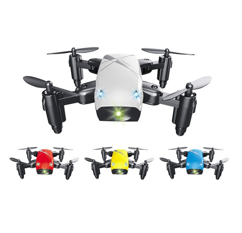 Micro Foldable RC Drone – Quadcopter Toy with Camera, 3D Steering Wheel Remote, WiFi APP Control, Kids Gift Helicopter