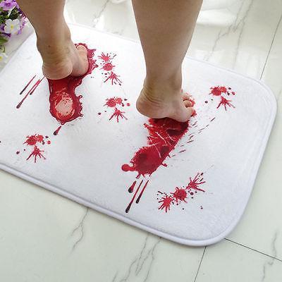 Blood Red Bath Mat – Bold & Absorbent Bathroom Rug