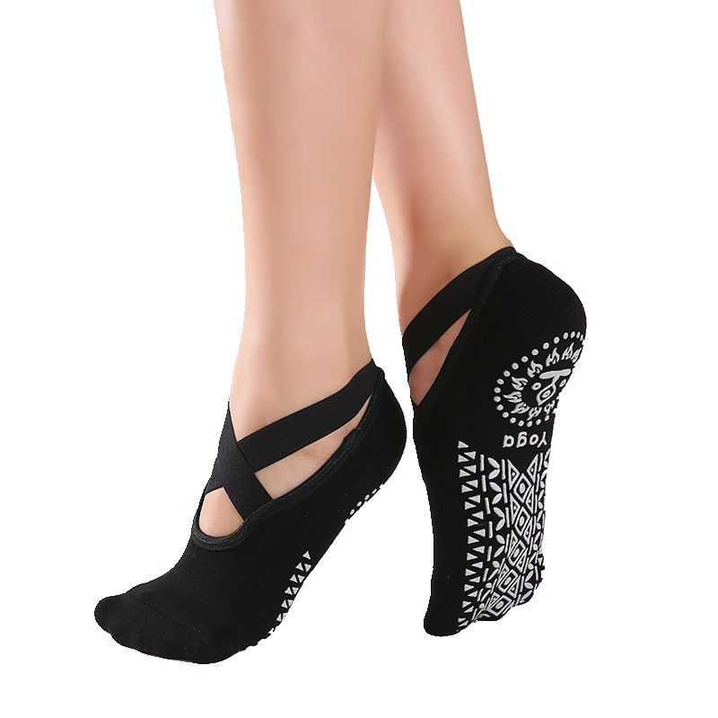Cross belt yoga socks