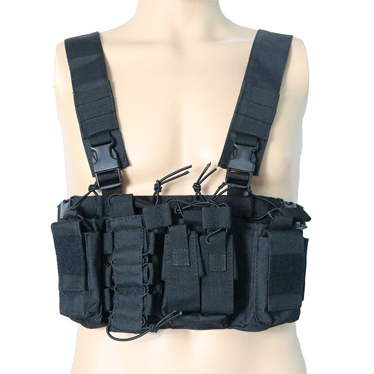 Multifunctional D3 Tactical Vest – Lightweight MOLLE Chest Rig with Adjustable Straps