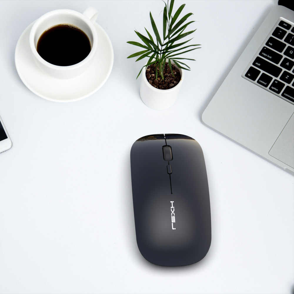 M60 Rechargeable Wireless Mouse – Silent Click, 2.4G USB Receiver, Adjustable DPI