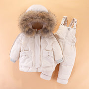 Children’s Down Jacket Suit – Winter Warm Kids’ Outerwear Set