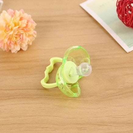 Love Baby Pacifier – Auto-Close Round or Flat Head (Random Style Issued)