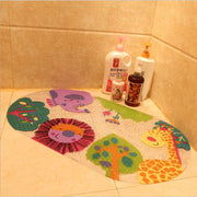 Cartoon PVC Bathroom Mat – Non-Slip Shower Floor Rug with Suction Cups