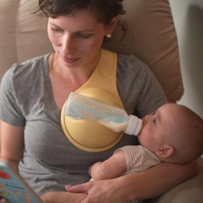 Soft Silicone Hands Free Unisex Baby Bottle Feeding Holder