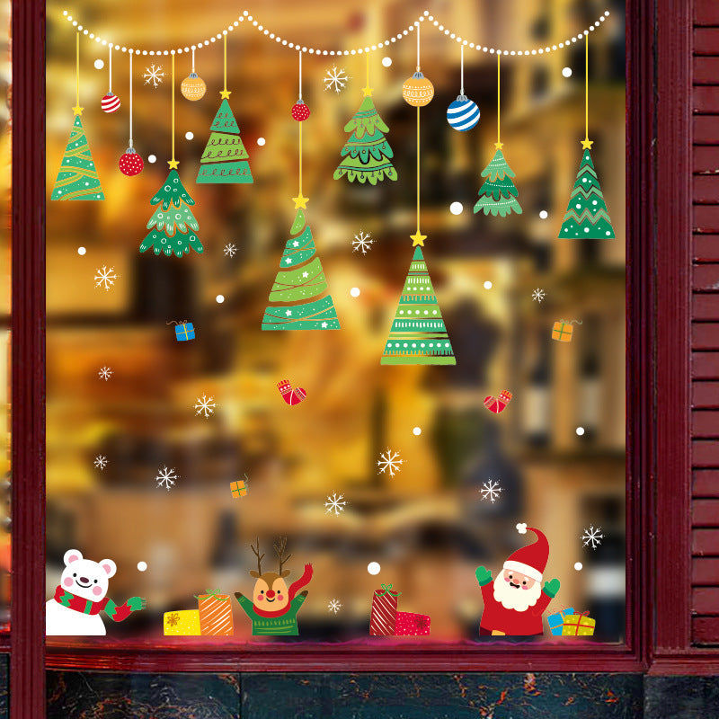 Christmas Glass Window Stickers Decoration