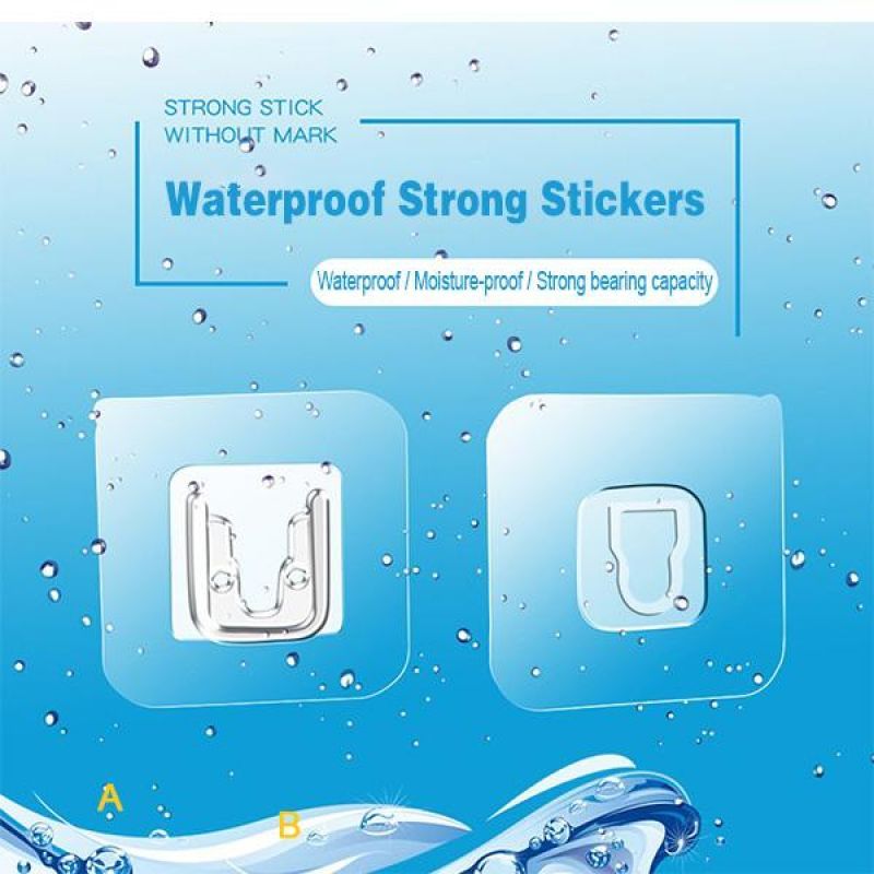 Waterproof Adhesive Hook for Bathroom & Kitchen – No-Drill, Heavy-Duty