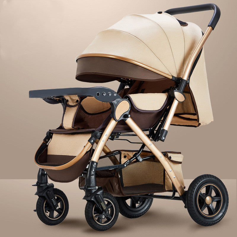 Lightweight Foldable Baby Stroller – One-Hand, Travel-Friendly