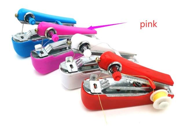 Small Household Hand-Held Portable Manual Sewing Machine – Lightweight DIY Device