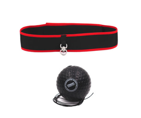 Head-Mounted Boxing Reflex Ball – Adjustable PU Training Equipment