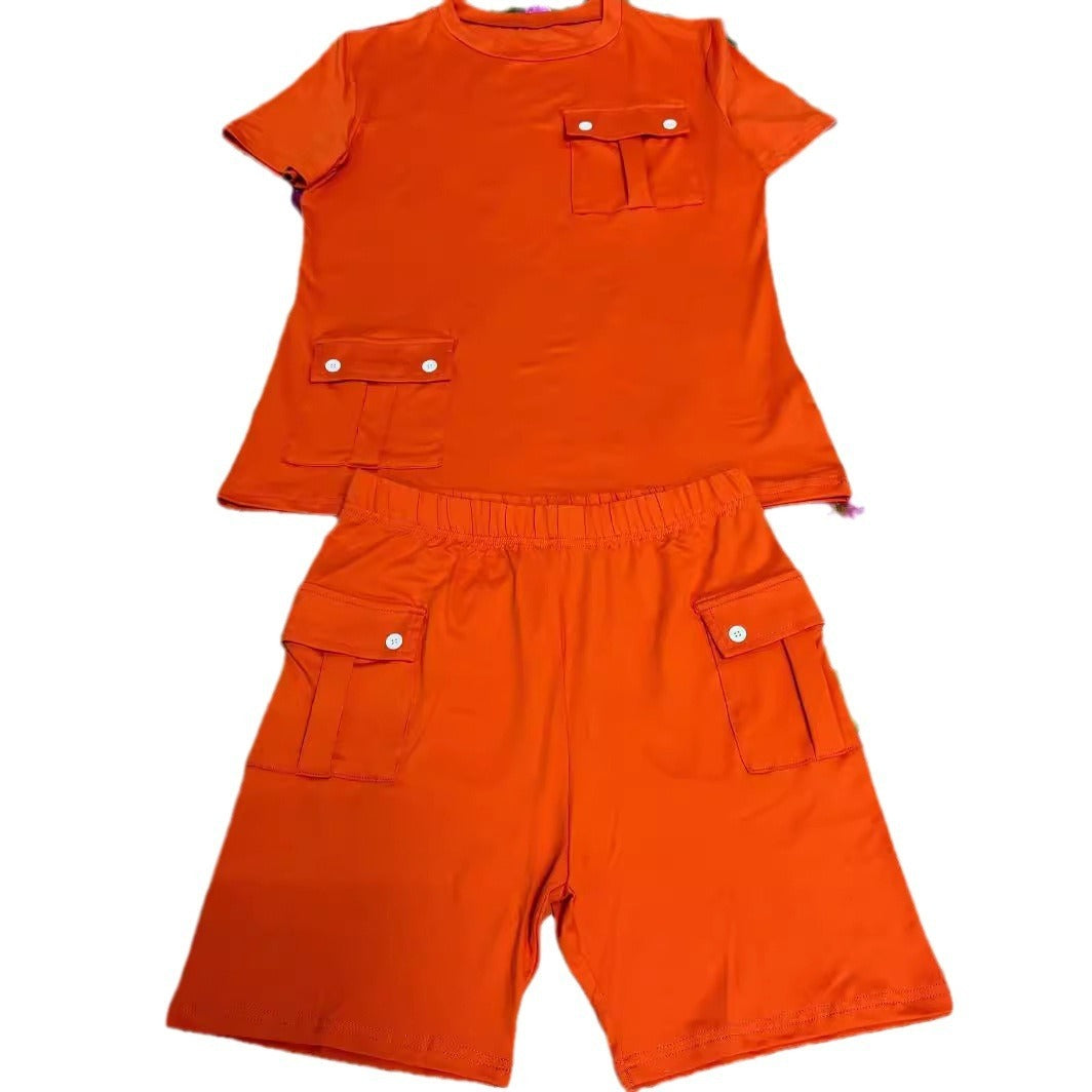 Women's Summer Fashion Individual Casual Suit