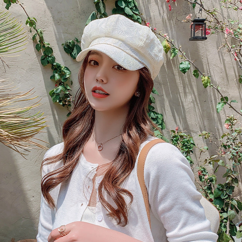 Women's Hat Sunshade, Sunproof, Hollow And Breathable