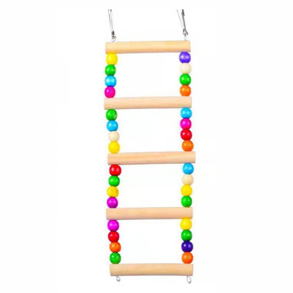 Wooden Swing and Chew Toy for Parrots and Peony Birds