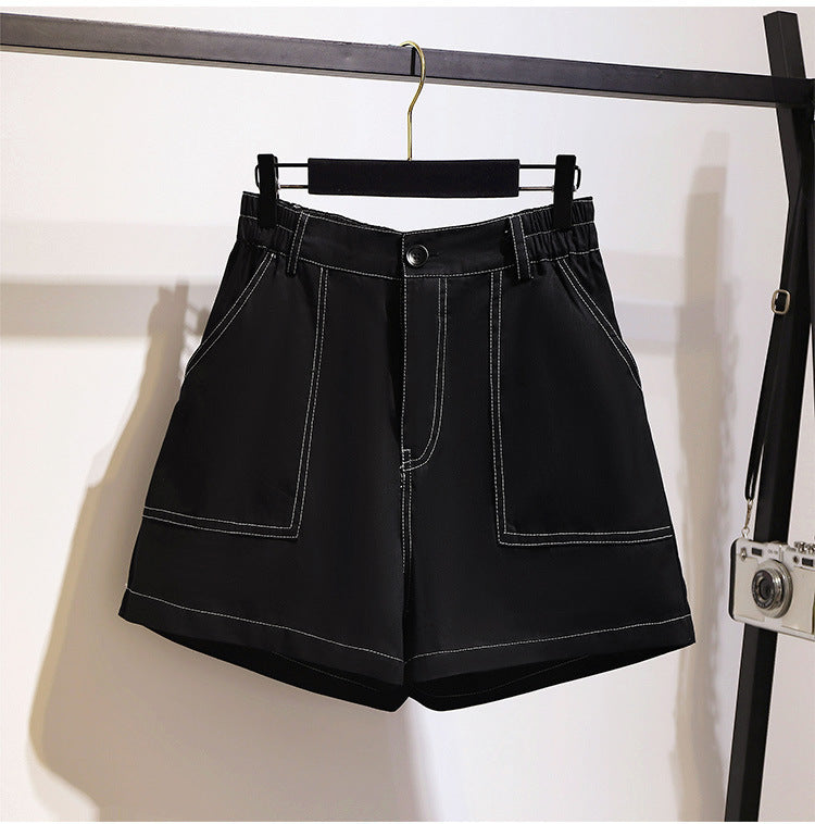 Women's Black Shorts – Classic Casual Summer Hot Pants