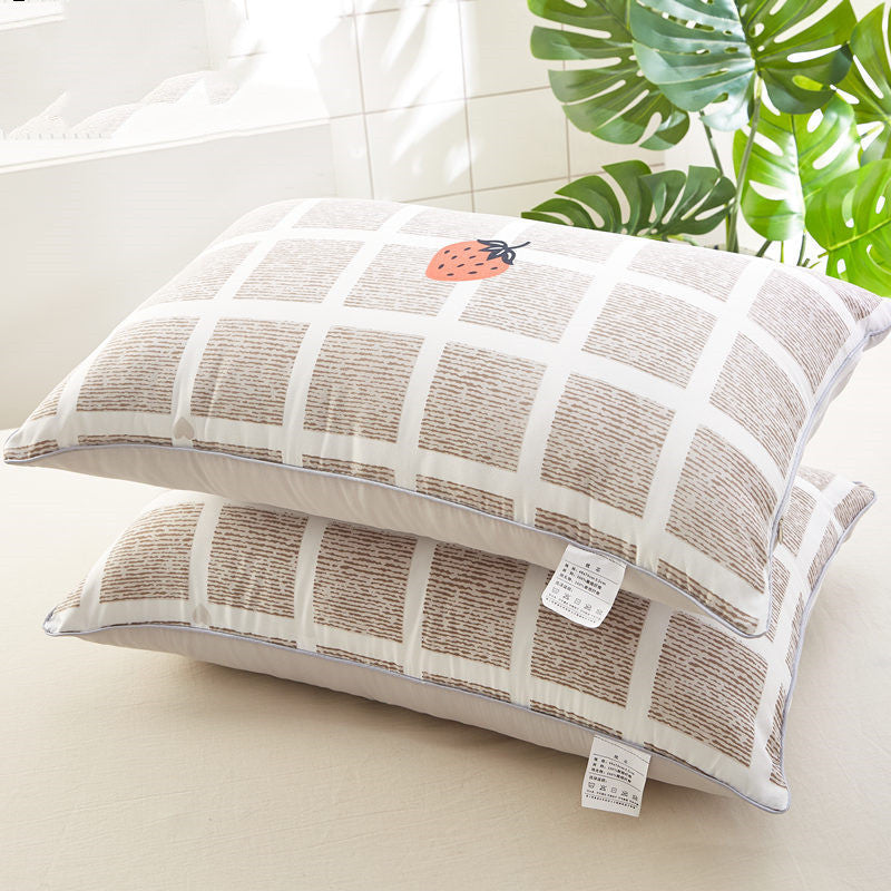 Ergonomic Single-Use Polyester Fiber Cervical Pillow