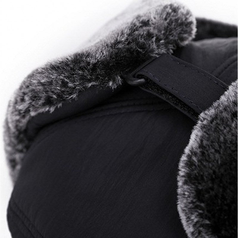 Warm Cotton-Padded Hats for the Elderly