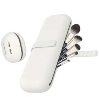 Silicone Travel Makeup Brush Bag Portable Organizer Kit