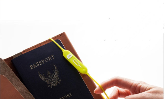 Portable Anti-lost Silicone Card Slot