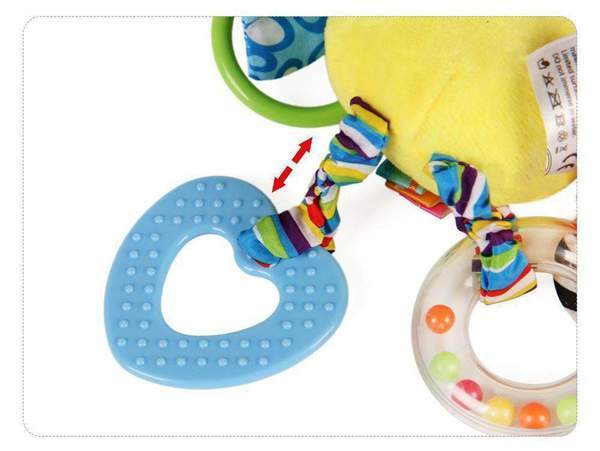 Soft Plush Polyester Stroller Hanging Toys Unisex Baby