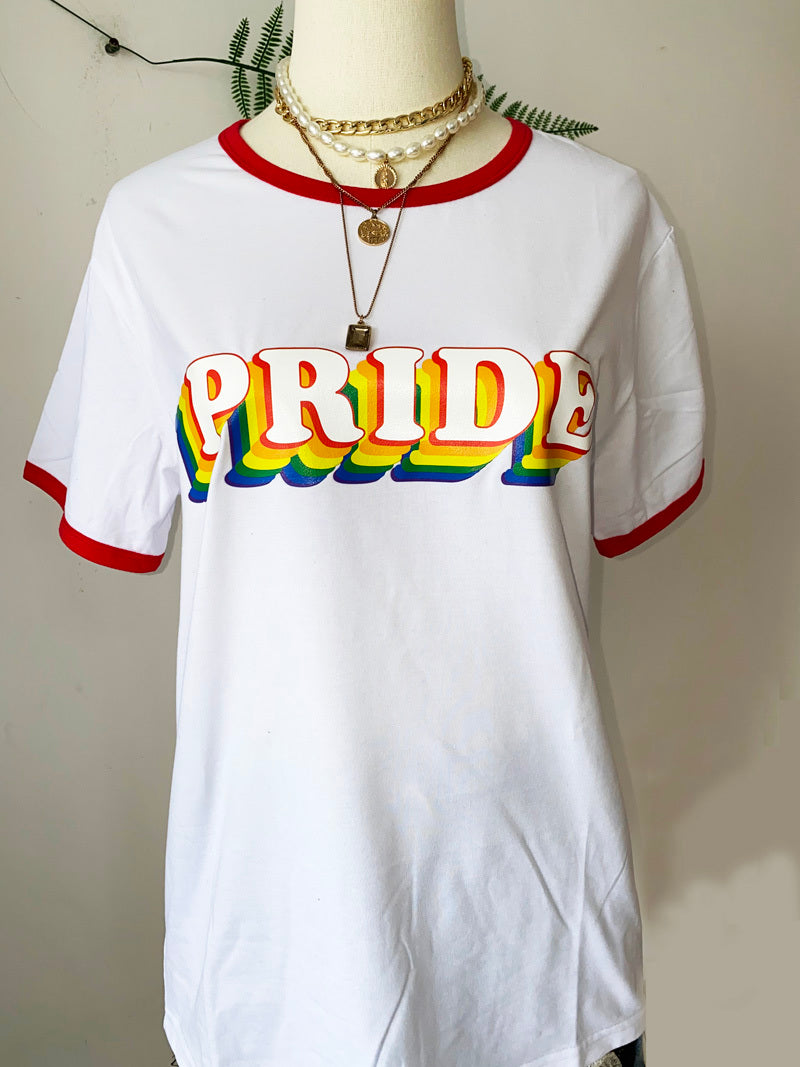 Women's Letter Print T-shirt
