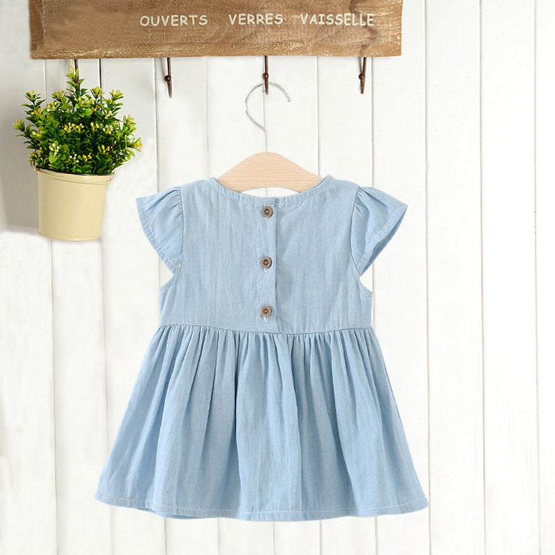 Baby Girls’ Denim Dress – Casual Toddler Outfit