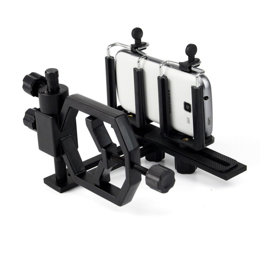 Telescope Photography Stand with Adjustable Mobile Phone Clip