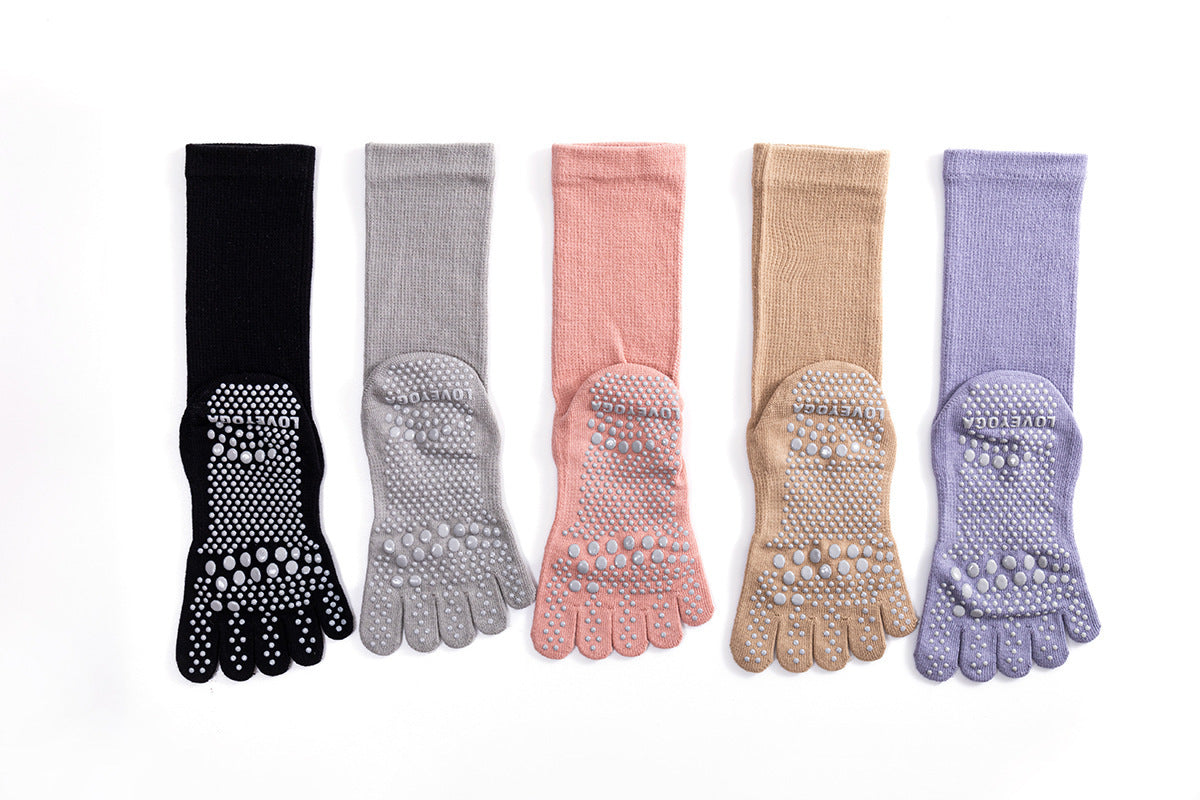Five Fingers Non-Slip Yoga Socks