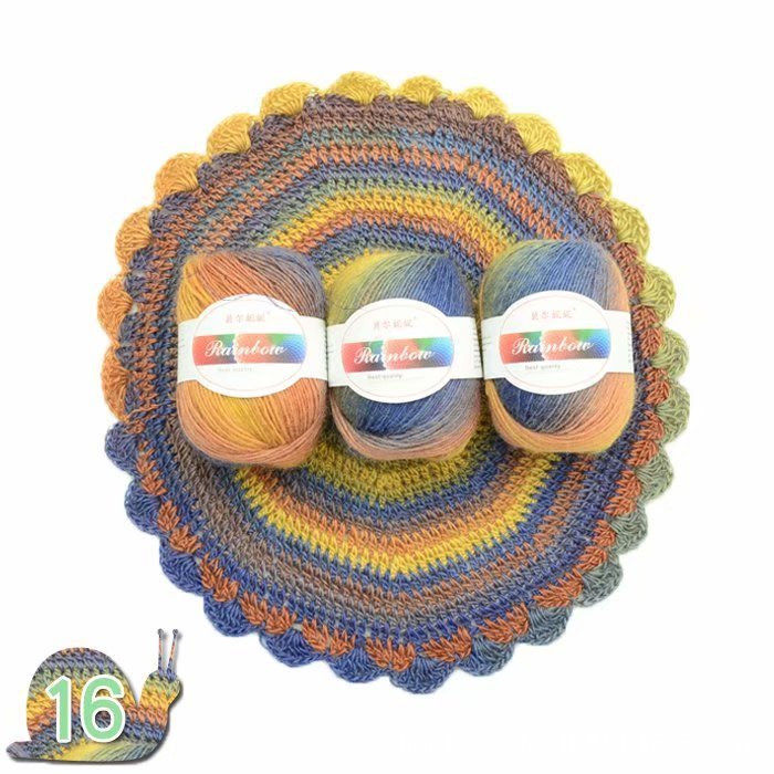 Rainbow Ball of Yarn – Colorful Knitting and Crochet Supplies